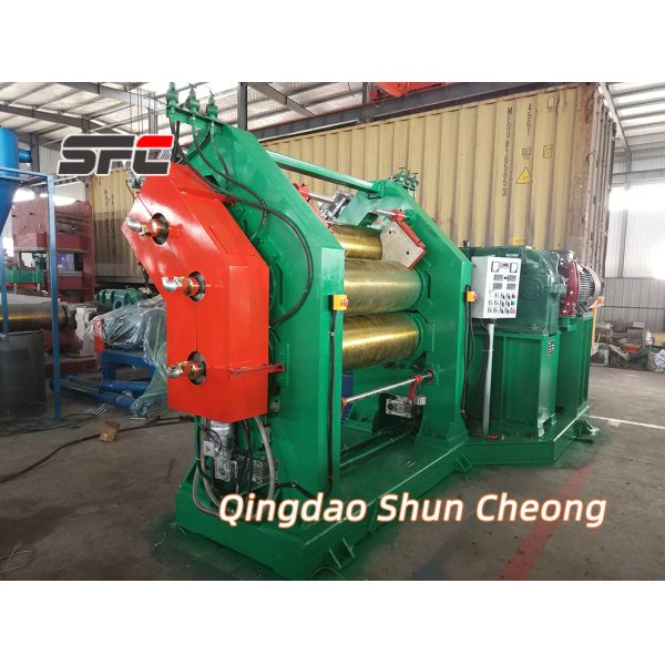 1400MM PLC Controlled Electric Heating Rubber Calender Machine for Precision Rubber Sheet Production