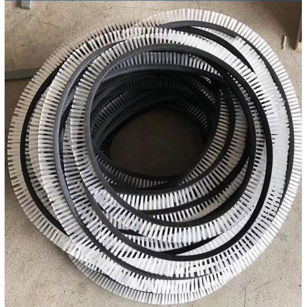 Custom Industrial Brushes Nylon Bristle Material Conveyor Belt Brush For Mechanical Support And Conveying