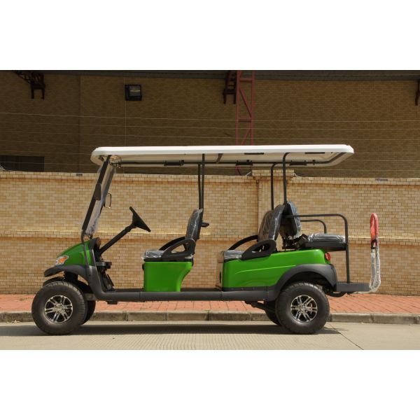 Lifted 4 Seats 2 Rears Electric Golf Buggy Lithium Battery Accessories Customizable