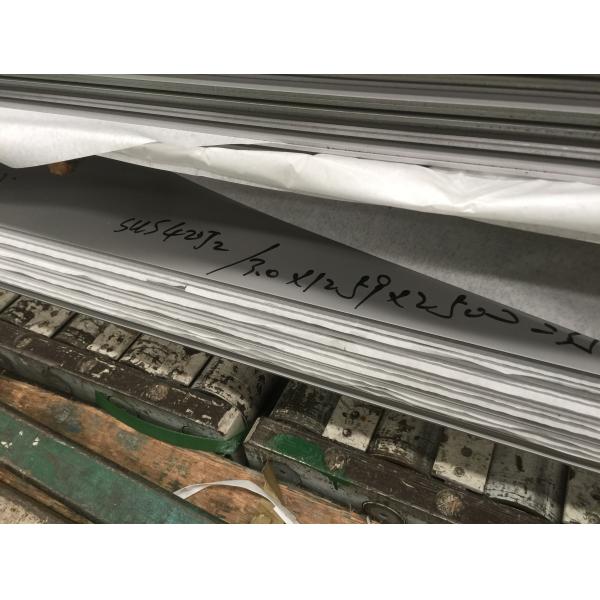 JIS SUS420J2 Stainless Steel Sheets Cold Rolled 2B Soft Annealed