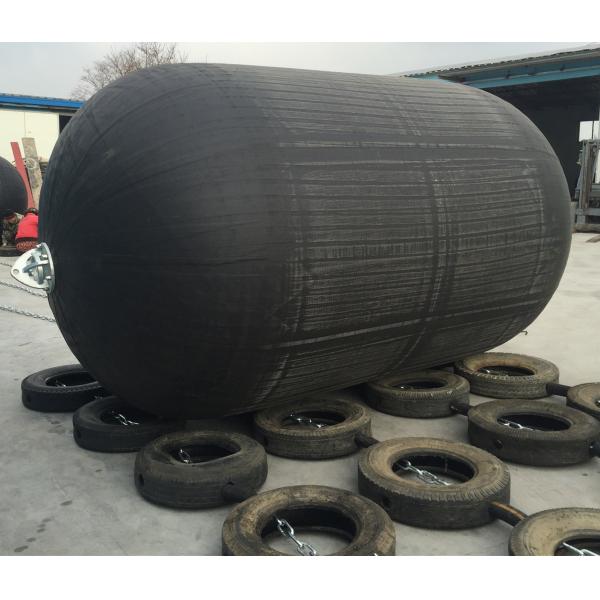 D3.3*L6.5m 50Kpa Boat Fender Rubber With CCS ISO9001 ISO17357 Certificate