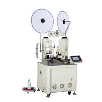 Machine de dépouillement et de rabattement de fil de terminal de côté du double CX-801 complètement automatique