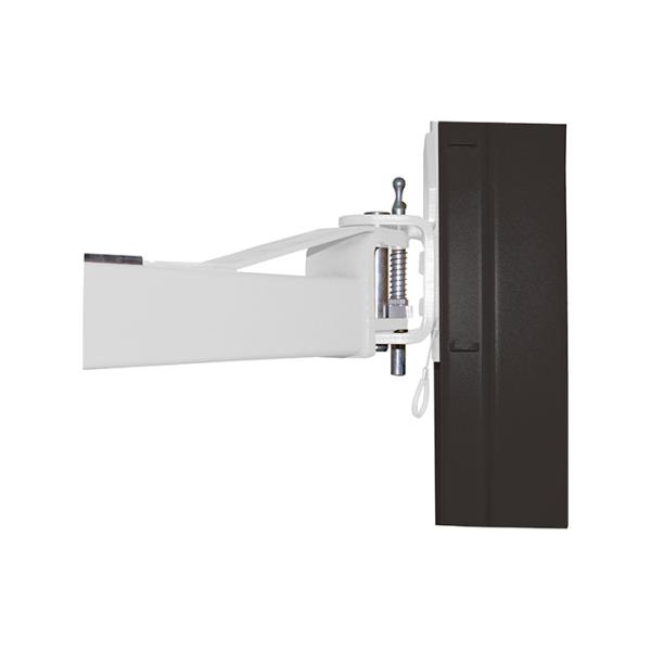 220V 380V Two Post Floor Plate Lift 110mm - 1850mm Height Manual Release