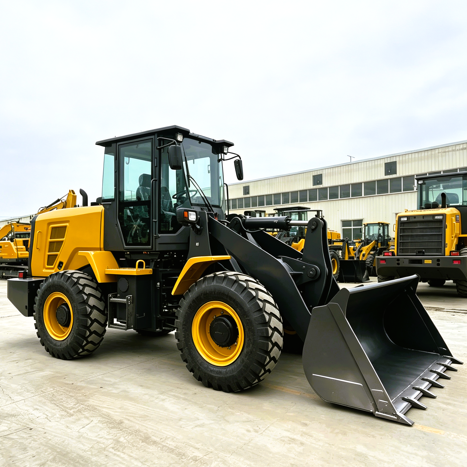 XC938 Small Wheel Loader 3.5 Ton 1.8m³ Bucket Loader Machine for Farm and Construction
