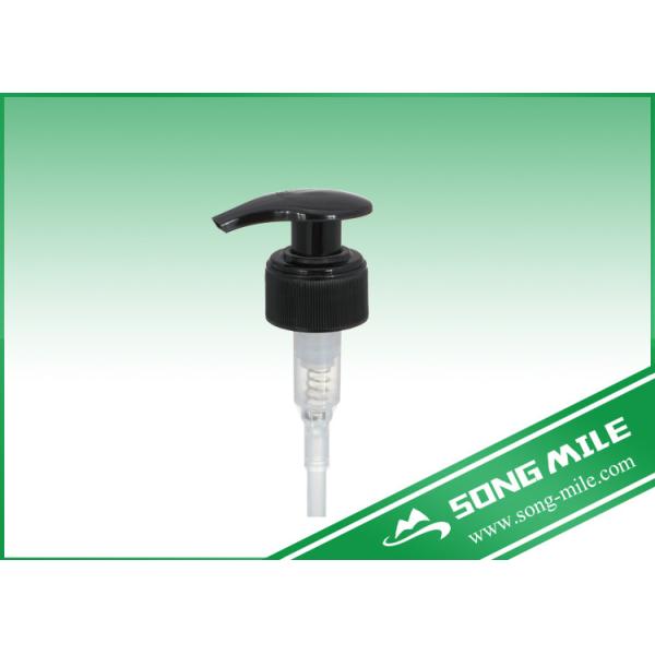24/410,28/410 PP Black Right-Left Lock Pump for Lotion/Shampoo