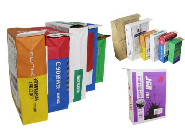 Custom Design Pasted Valve Multiwall Paper Bags For Flour Packaging 5Kg 10kg 20kg