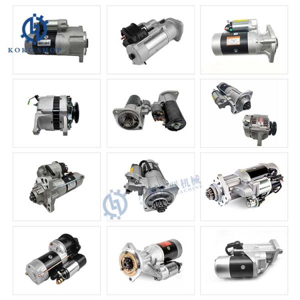 Части двигателя экскаватора Стартовый мотор Doosan DX225 DH300 DH280 DH290B DX60 DX150 DX170 24V 11T 6.0KW 4.5KW Стартовый мотор