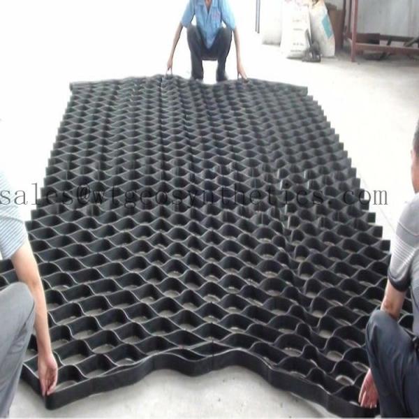 330 mm-1000 mm Distância de solda Geocell HDPE para proteção contra inclinações