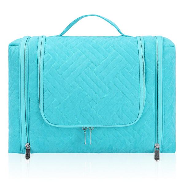 Waterproof Custom Toiletry Bag Women'S Hanging Travel Cosmetic Organizer 14X5X10