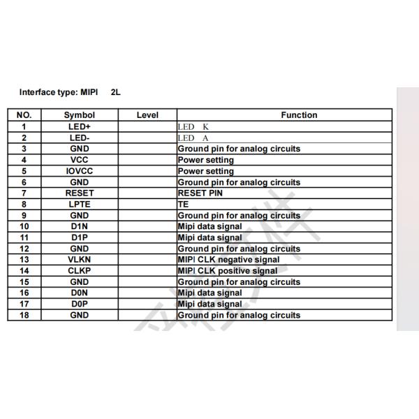 RGH 18 Pin ST7701S 4.0 Inch lcd Display RGB 480 X 800 IPS TFT LCD Display