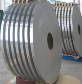 Narrow Aluminium Metal Strips , Polished Aluminum Strips Silver Color For Radiator