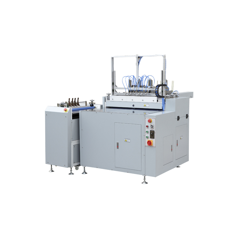Case Making Machine For Notebooks And Photo Albums With Two-Time Pasting And Compact Size