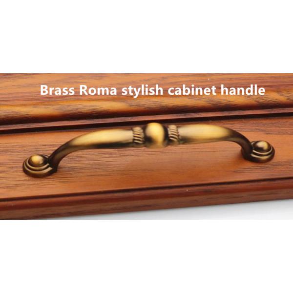Roma Style Kitchen Cabinet Handles And Knobs, Matte Black Wardrobe Handles Arched Drawer Pulls