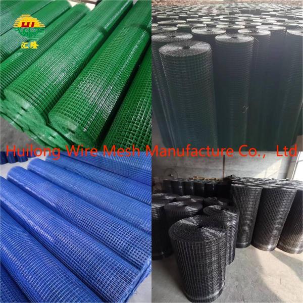 Высокий Pvc дюйма ригидности 1.5x1.5 покрыл сваренную сетку Rolls для клетки