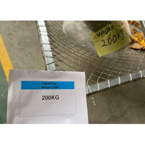 Bear 200KG Weight 50mm Hole size Ferruled Type Wire Rope Mesh for safety protection