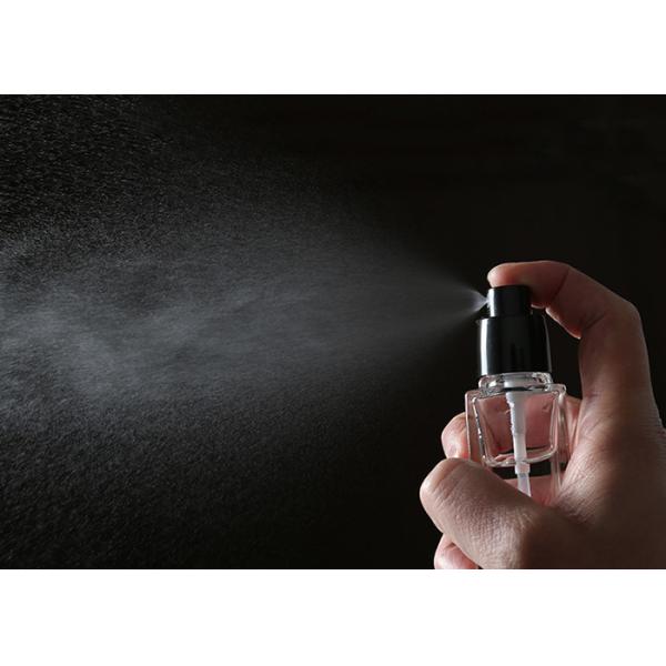 Бутылки ясного квадрата 30ml косметические стеклянные для учреждения Frost жидкостного