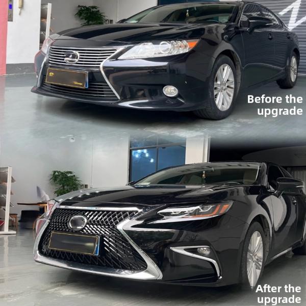 PP New Model Upgrade Kit F-sport Facelift Headlight Taillight Bumper Body Kit for LEXUS ES200 ES250 ES350 2013 -2017 to 2021