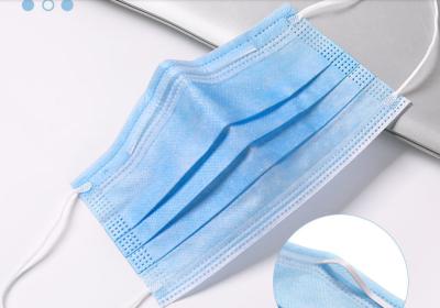 Breathable 3 Ply Medical Mask , Earloop Medical Mask Anti Virus Non Irritating