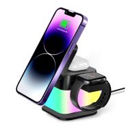 Chargeur sans fil de lumière nocturne pour montres intelligentes, écouteurs, téléphones portables - Chargeur magnétique X549
