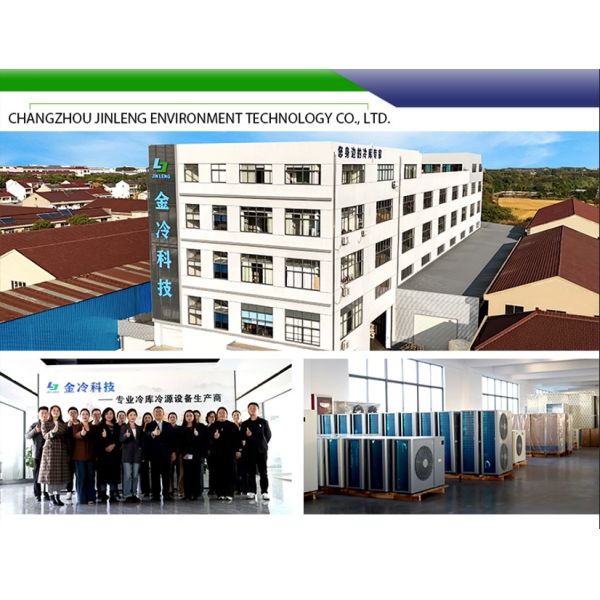 New for 7HP Semi-hermetic Condensing Unit Air-cooled R-404A Refrigeration System for Commercial Walk-in Cold Storage