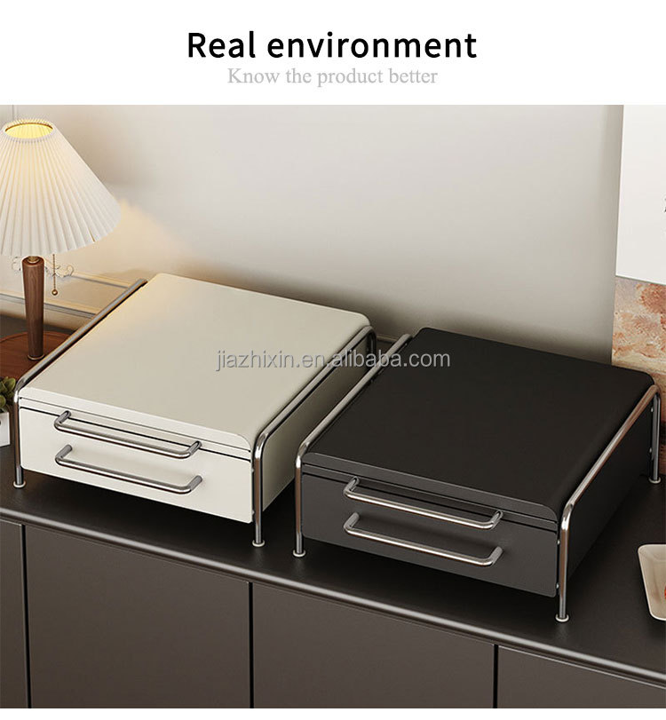 New 2 Tier Coffee Machine Capsule Holder with Pull-out Board  Nespresso Pod Storage Box Tea Bag Plate Rack Mug Organizer Drawer