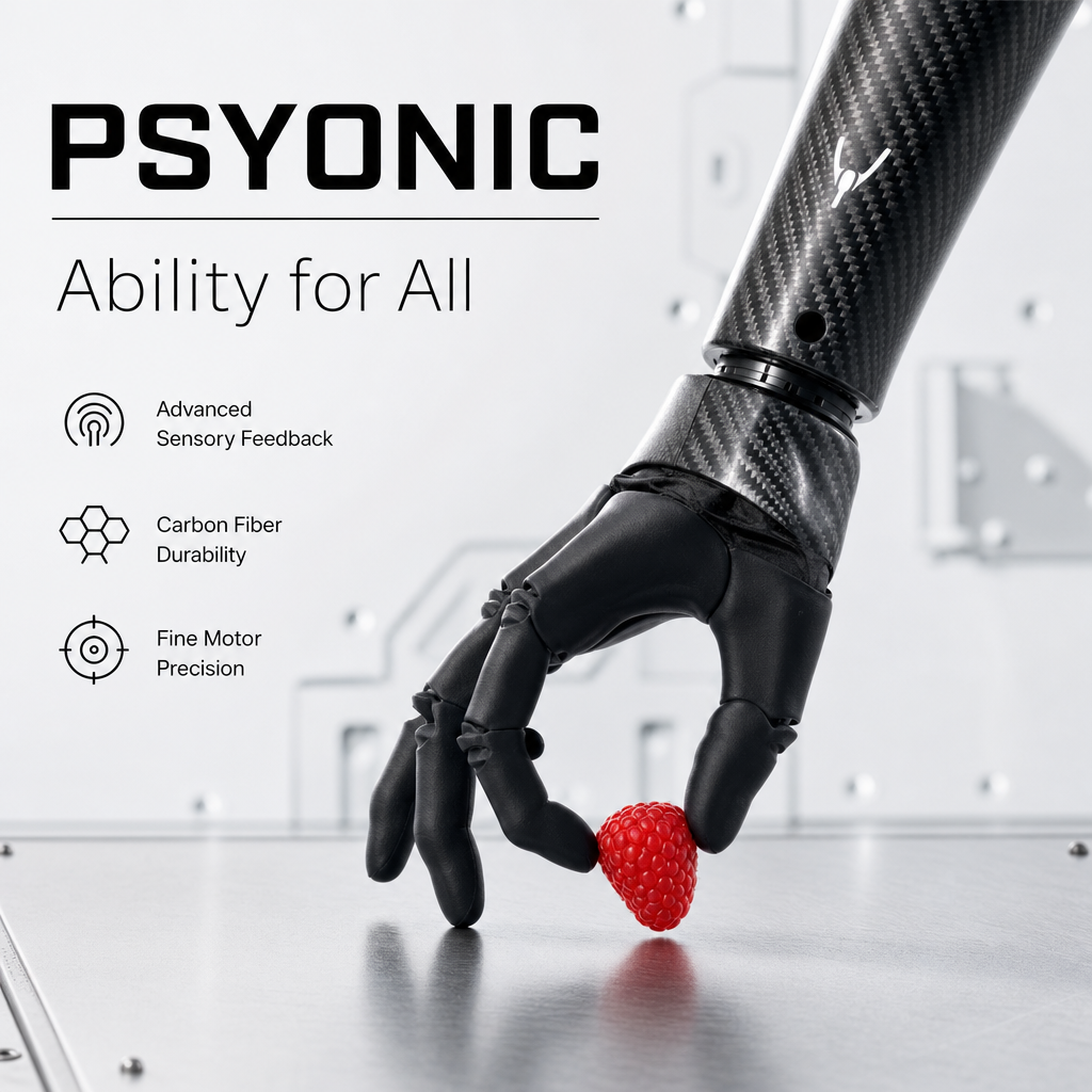 New PSYONIC Ability Hand 31 Grips Multi-Finger Bionic Hand Fast Closing Myoelectric Control Prosthetic Hand