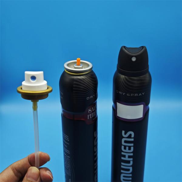 High-Performance Aerosol Deodorant Body Spray Valve for Personal Care Brands with Precision Metered Dose and 360-Degree Spray Actuator