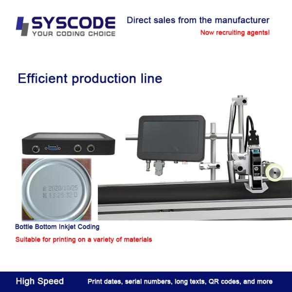 600dpi Precision Inkjet Printer | Dynamic Data Coding on Metal/Plastic/Glass
