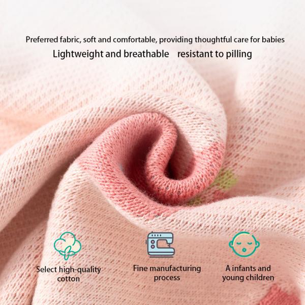 Wholesale Newborn Baby Knit Pure Cotton Romper Infant Sweaters Onesie Children's Long Sleeve Bodysuit for Autumn Winter