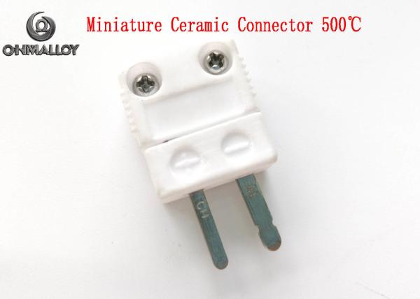 Homem Jack K para datilografar a conector de par termoelétrico 500℃ cerâmico a resposta rápida precisão alta