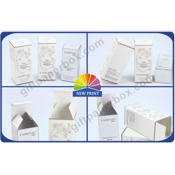 Small Printed Folding Carton Box For Nail Polish Products , Custom Paper Box