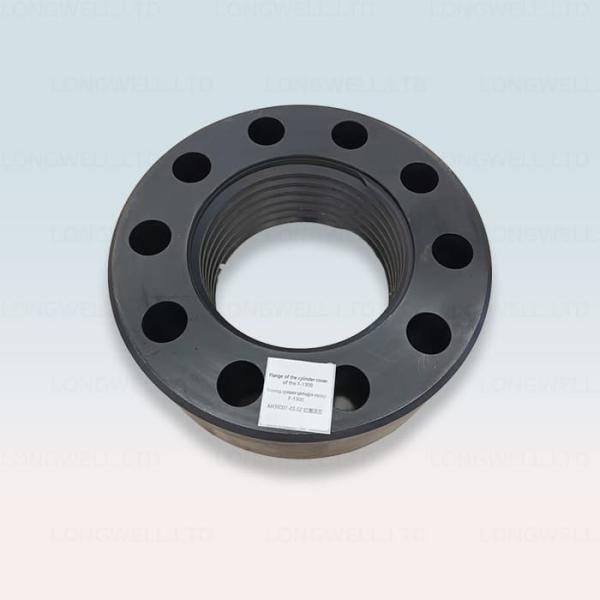 Mud Pump Cylinder Head Flange AH36001-05.02 45 Steel Forging Mud Pump Spare Parts