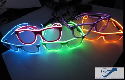 Popular El Wire Glasses Diffraction Effect Lens For Watching Fireworks