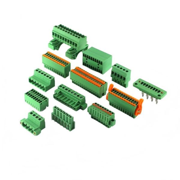 Customized processing by manufacturer, pluggable terminal blocks with spacing of 3.5/3.81/5.0/5.08/7.5/7.62