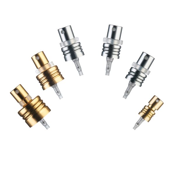 Aluminum Screwed Twist Fine Mist Sprayer for Perfume with 13mm to 28mm Neck Sizes