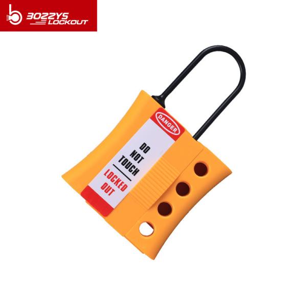 BOSHI New Product 4 Holes Nylon Body Material Lockout Hasp For Workplace