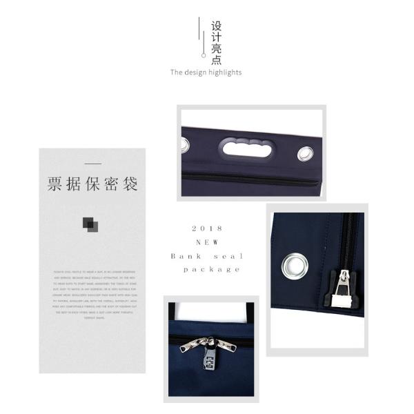 CROSS BORDER SOLID COLOR OXFORD CLOTH TICKET DOCUMENT BAG DOCUMENT BAG TICKET BAG DELIVERY BAG VOUCHER BAG A4 PAPER BAG