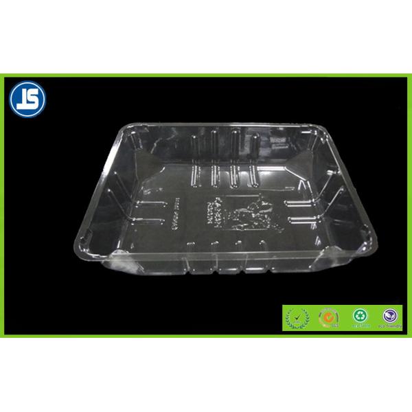 Прозрачные подносы еды ПВК Биодеградабле, экологически дружелюбная упаковка еды