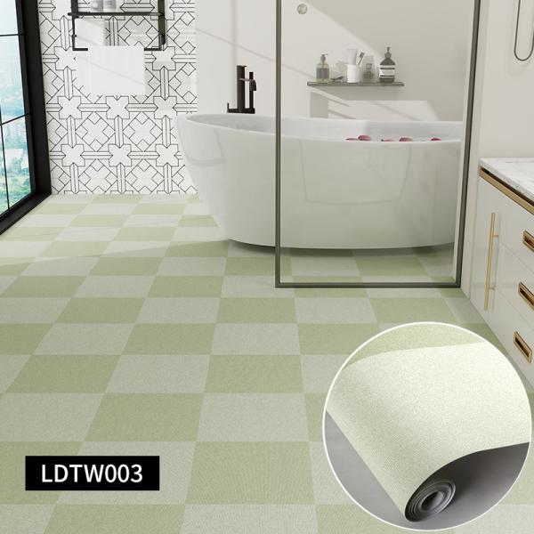 Water Proof Floor Tile Stickers OEM Vinyl Floor Sticker Tiles Thicken Flooring stickers