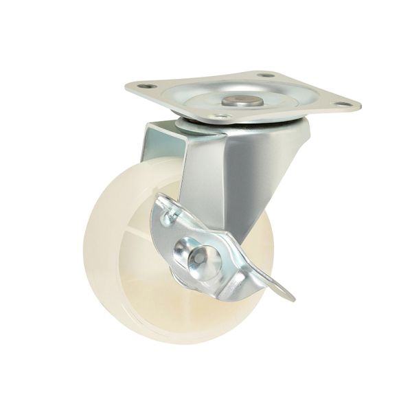Heavy-Duty Stainless Steel PA Nylon Industrial Caster Wheel for High Strength and Wear Resistance