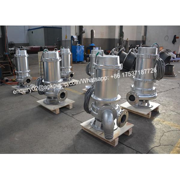 Knife Grinder Drainage Submersible Sewage Water Pump High Efficiency ISO9001