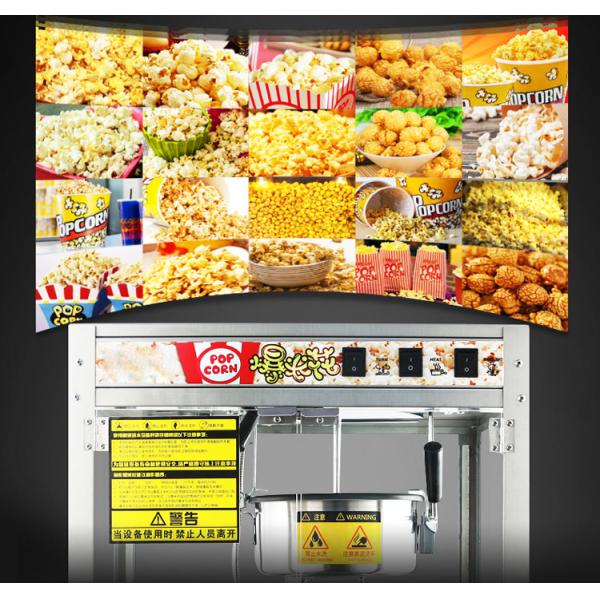 Producción rápida y fácil de palomitas de maíz con tecnología de calor rápido máquina de acero inoxidable
