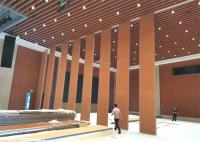 Operável decorativo interior deslizante de alumínio da parede de separação com espessura do painel de 100mm