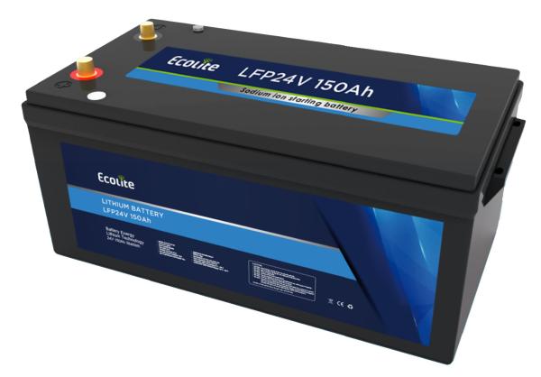 LFP 24V 150Ah LiFePO4 Batterie au lithium Batterie de démarrage-arrêt pour camions lourds d'automobiles
