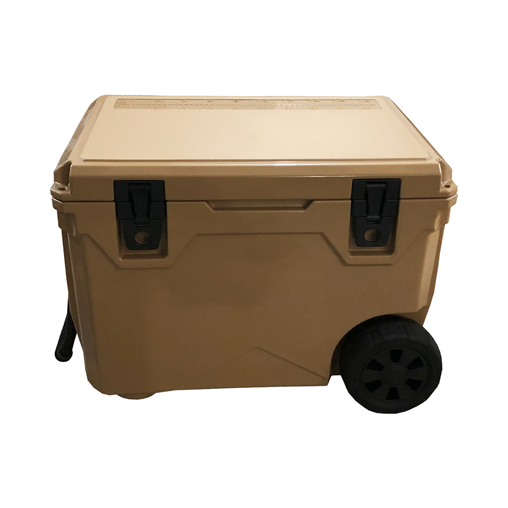 Hot Sale Plastic in Stocks Large Size Locking Ice Cooler Box