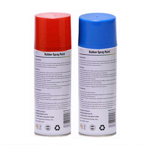 Glossy Liquid Coating 400ml Rubber Spray Paint For Car Wheel