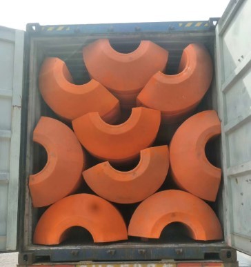 easy install dredge floater for dredger pipeline ID450*OD1300*L1300