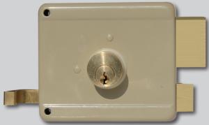 Rim Door Lock Oem Finish Security Night Latch Lock Meeting Customer Requirements