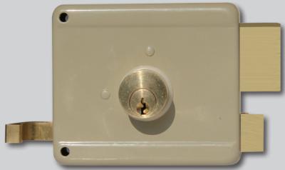 Fermeture de porte de bordure Oem Finition Sécurité de nuit Fermeture de serrure Rencontre des exigences du client avec plaque de frappe incluse
