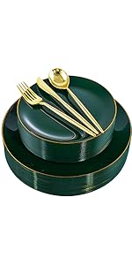 Gold Rim Plastic Champagne Glasses Perfect For Wedding, Thanksgiving Day, Christmas Champagne Flutes Disposable